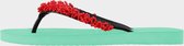Uzurii Red Coral dames slippers, Mint green, maat: 39/40