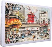 Puzzel 1000 stukjes Jigsaw 70x50 cm Moulin Rouge Parijs