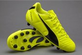 Puma Voetbalschoenen Universal Ll Heren Leer Geel/zwart Maat 40,5
