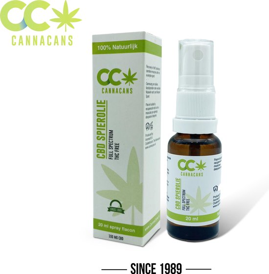 Cannacans® CBD Spierolie – 100 mg CBD