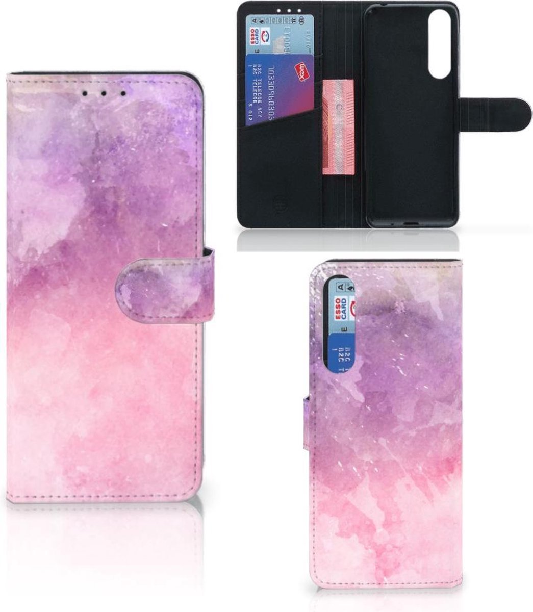 Hoesje Sony Xperia 1 II Pink Purple Paint