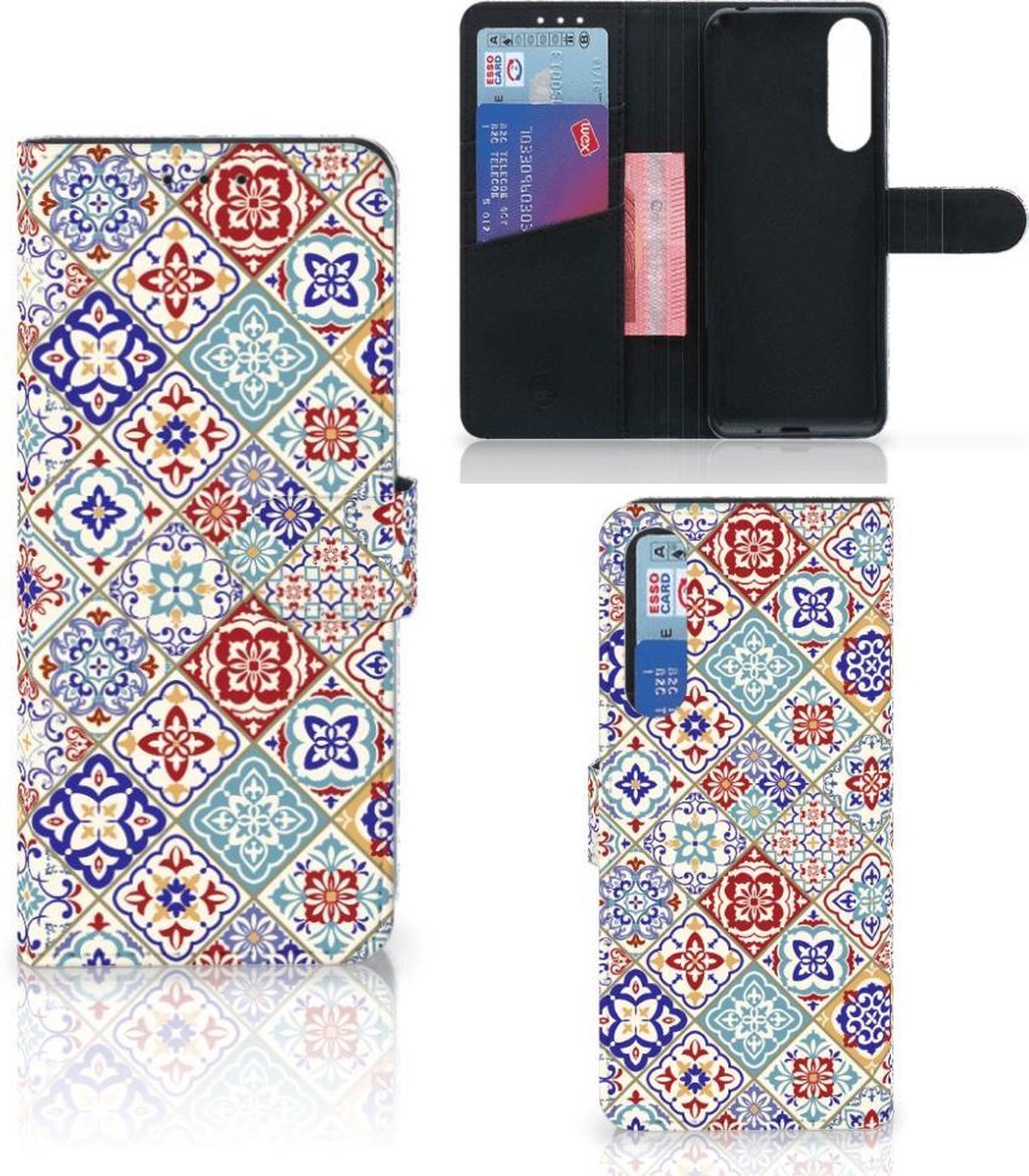 Sony Xperia 1 II Bookcase Tiles Color