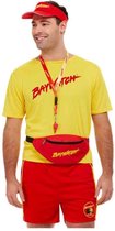 Smiffys - Baywatch Kostuum Accessoire Set - Rood