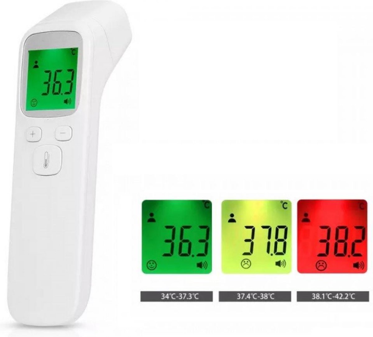 DF2020 Koortsthermometer Infrarood Voorhoofdthermometer