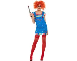 Smiffys - Chucky Kostuum - L - Blauw