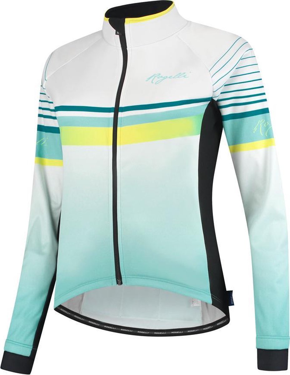 Rogelli Ds Winterjack Impress Turquoise/Geel S
