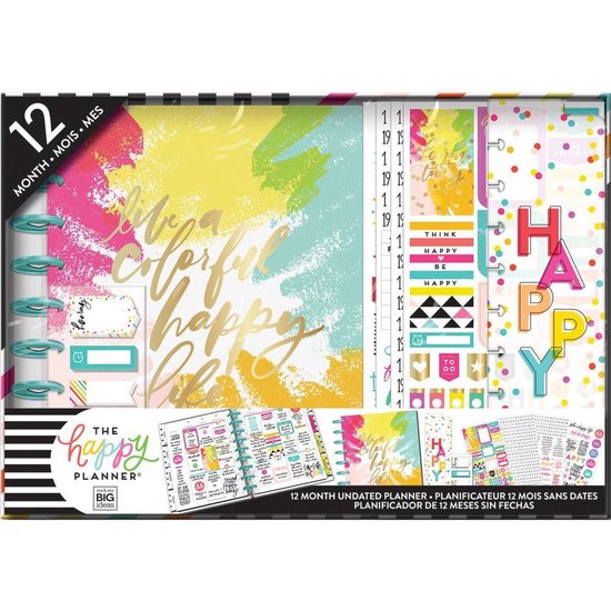 Me and My Big Idea's - Happy Planner Classic - Colorful Happy - Box kit