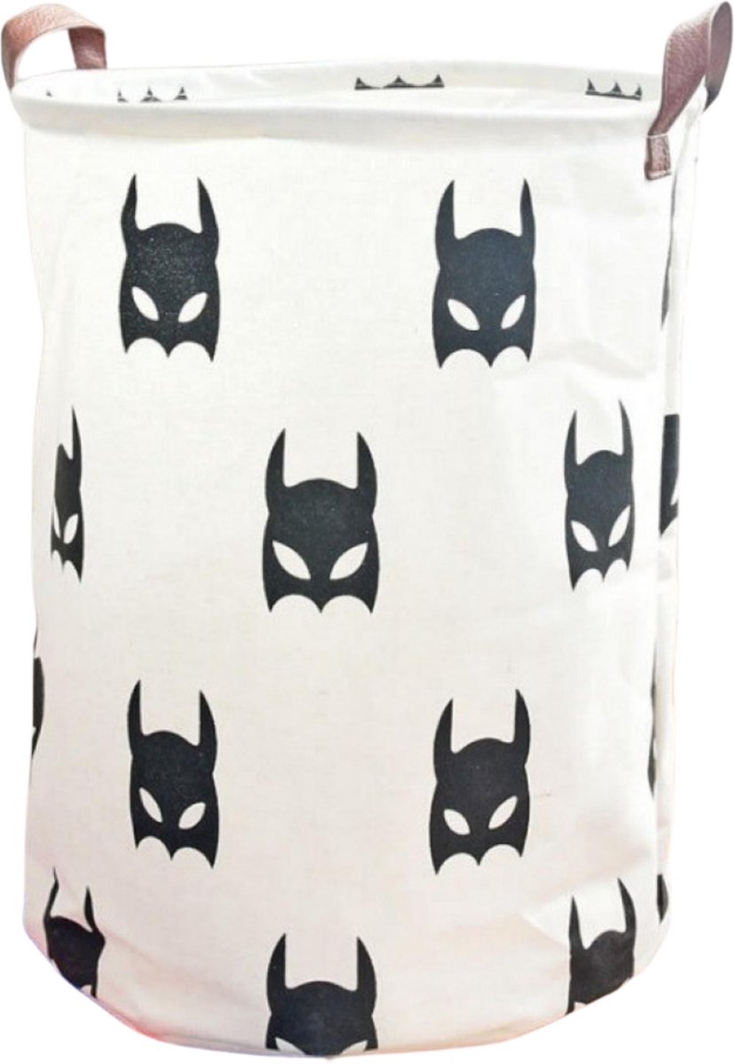 TataWay Panier Enfant Batman – Fixation Rapide Au Guidon, 14x12x20 Cm, Noir/jaune