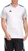 adidas Sportshirt - Maat L  - Mannen - wit,zwart