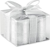 Ronde kerst kaarsen inclusief transparante geschenkbox met lint - Kerstdecoratie - Kerstaccessoires - Kerstversiering - Christmas Forever