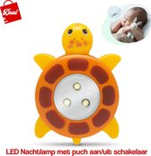 Deal LED Nachtlamp - Nachtlampje kinderen - Nachtlampje baby -Met Push Aan & Uit Schakelaar - Schildpadje