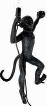 a sunny day aap lamp wandlamp / monkey lamp / aaplamp - zwart - 60 cm