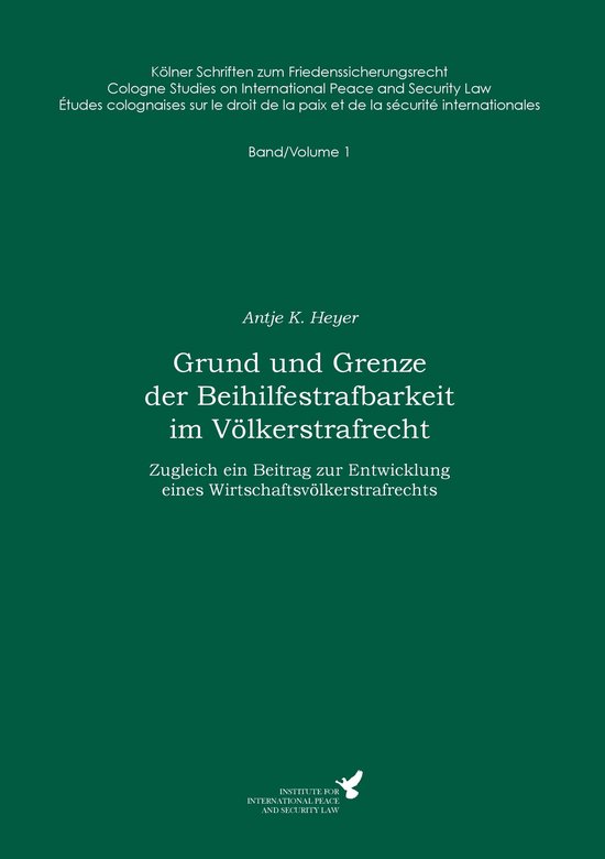 Kölner Schriften zum Friedenssicherungsrecht / Cologne Stud ... - cover