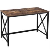 Nancy's Rockefeller Cross Bureau - Industriële Werktafel - Vintage Tafel - Industrieel - 115 x 60 x 76 cm