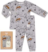 Feetje Premium Sleepwear Pyjama Roar Riley - Grijs Melange MT. 74