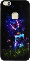 ADEL Siliconen Back Cover Softcase Hoesje Geschikt voor Huawei P10 Lite - Vlinder