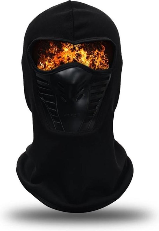 onderschrift Verslinden Perth Blackborough Ski Masker - Face Mask - Motor Masker - Bivakmuts - Balaclava - Unisex -  Zwart | bol.com
