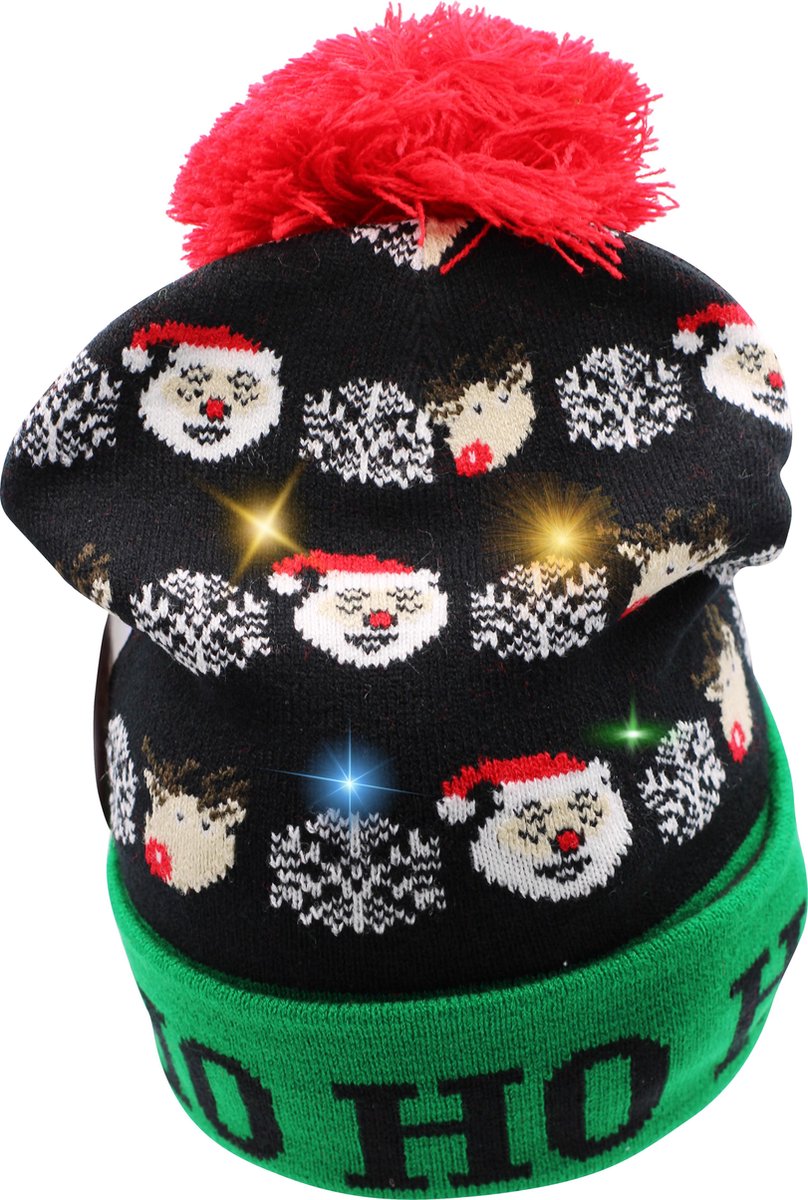 LED kerstmutsen borduren? Bestel snel en goedkoop