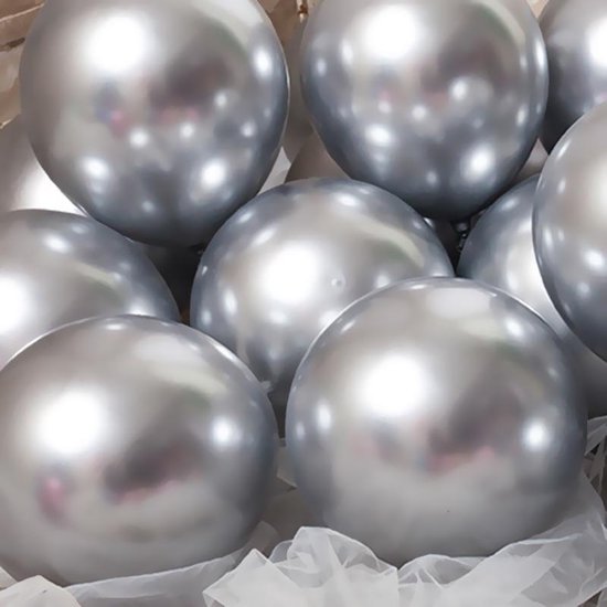 Luxe Chrome Ballonnen - 30 stuks - Feesten - Party - Feestaccessoires