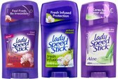 Lady Speed Stick Bouquet De Fleurs Deodorant Vrouw - 3-Pack - Populairste Anti Transpirant Deo Stick