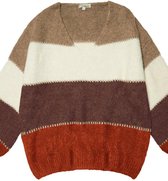 Repeat Grof gebreide trui rood casual uitstraling Mode Sweaters Grof gebreide truien 