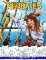 Pirates Grayscale Coloring Book - Alena Lazareva - Kleurboek voor volwassenen