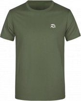 RiX Heren T-shirt Mason Olive White - XXL