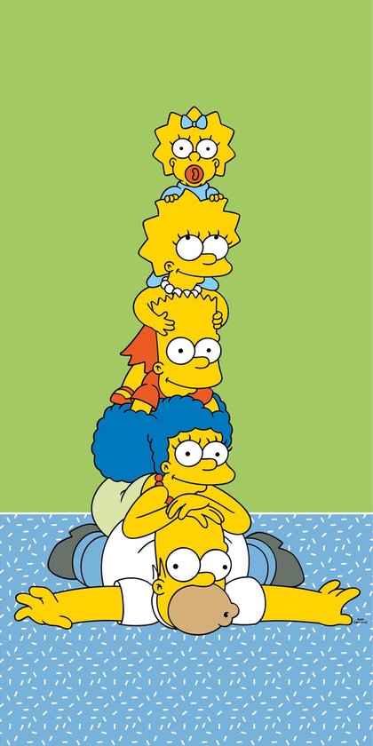 Serviette de plage The Simpsons Family - 140 x 70 cm - coton | bol.com