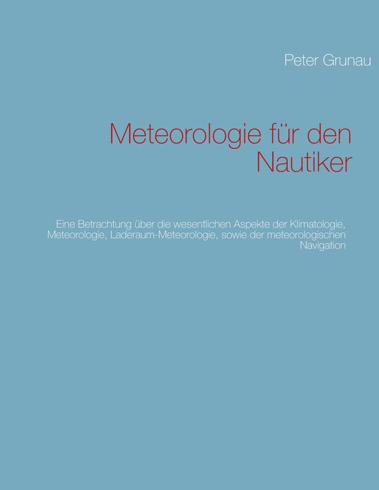 Meteorologie für den Nautiker - cover