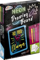 Neon tekenbord | Inclusief 3 neon markers & 3 sjablonen