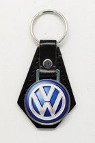 Sleutelhanger - Volkswagen - VW - Leer - Leather - Metaal - Auto