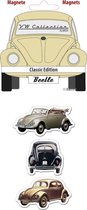 VW Beetle 3-delige magneet set 'Classic'