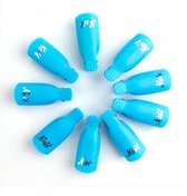 IRSA Nagellak Remover Clips Set - Soak Off Clips - Gellak Verwijderen - Soak Off Nailclips - Blauw