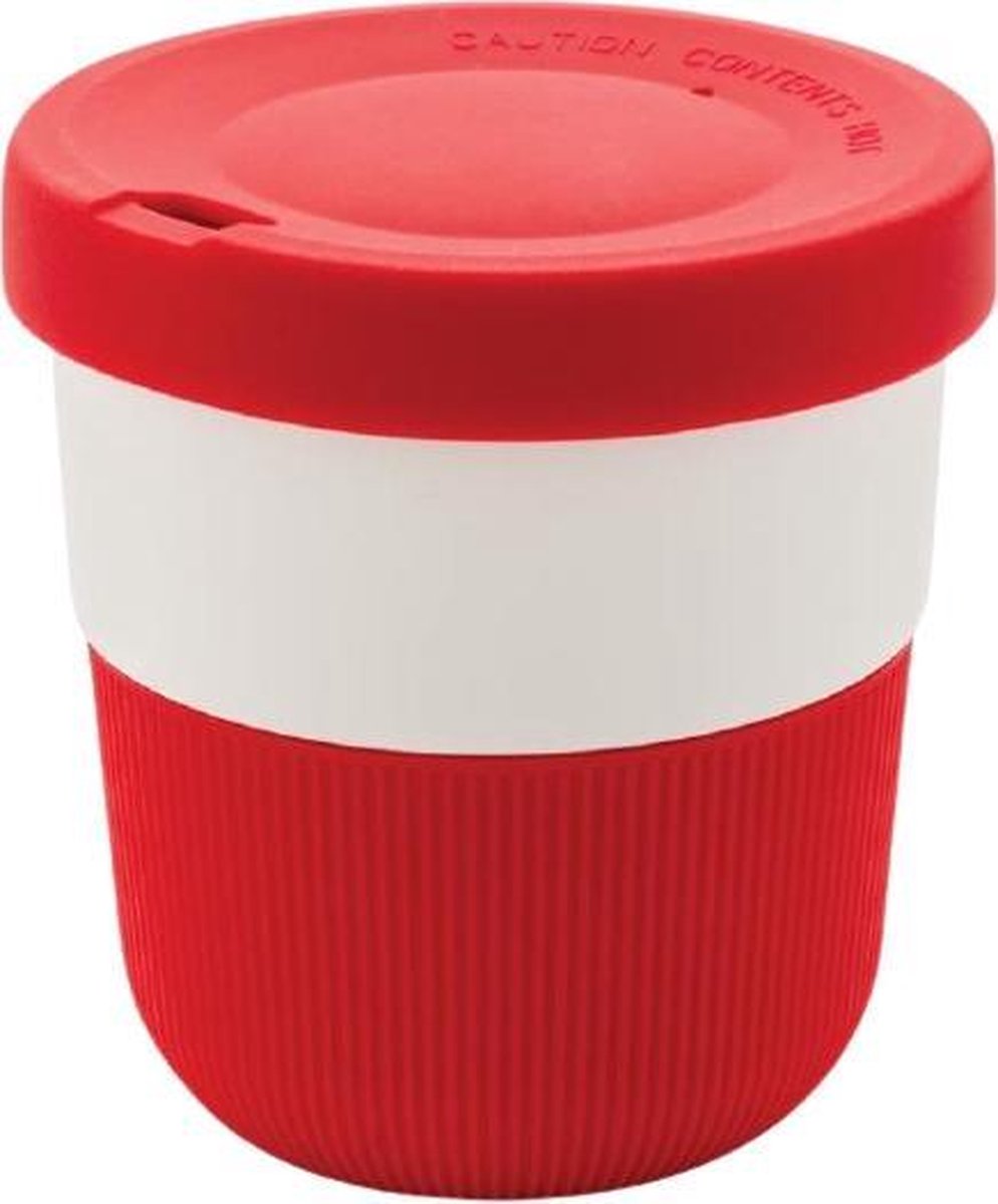 Xd Collection Koffiebeker To Go 8,6 Cm Plantaardig Rood