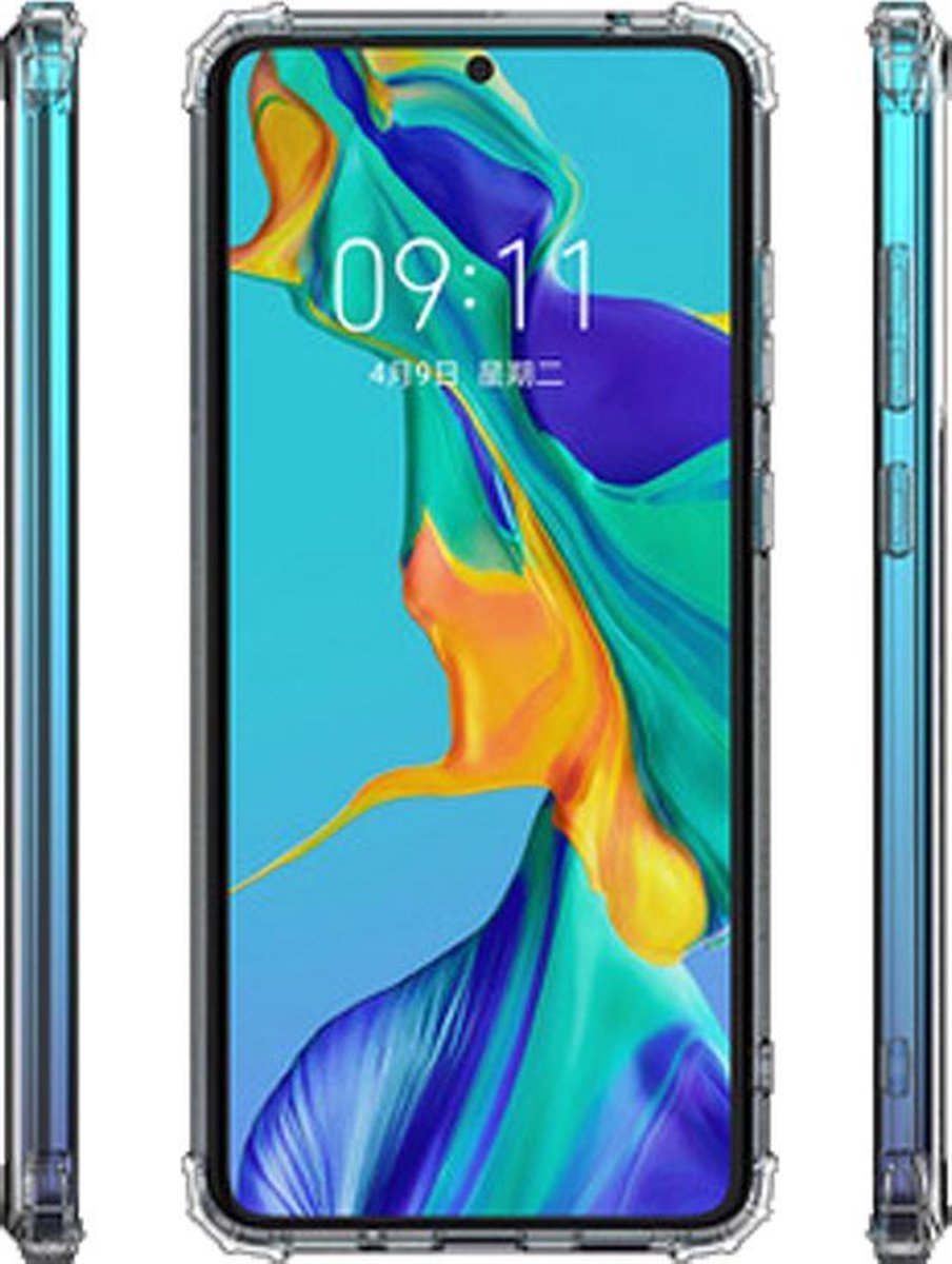 Bestcases Schokbestendig Telefoonhoesje Samsung Galaxy Note 20 - Transparant