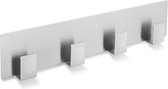 Zack handdoekhaken Appeso mat geborsteld rvs - zelfklevend - 40143
