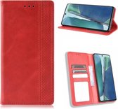 Samsung Galaxy S20 FE Hoesje - Vintage Book Case - Rood