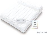 Wellcare WE-167 UBHD XL elektrische warmte deken 1-persoons COSY | 90 x 200 cm | 4D DWF technologie | Extra voetenwarmte