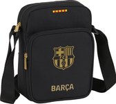 FC Barcelona Schoudertas Gold - 22 x 16 x 6 cm - Zwart