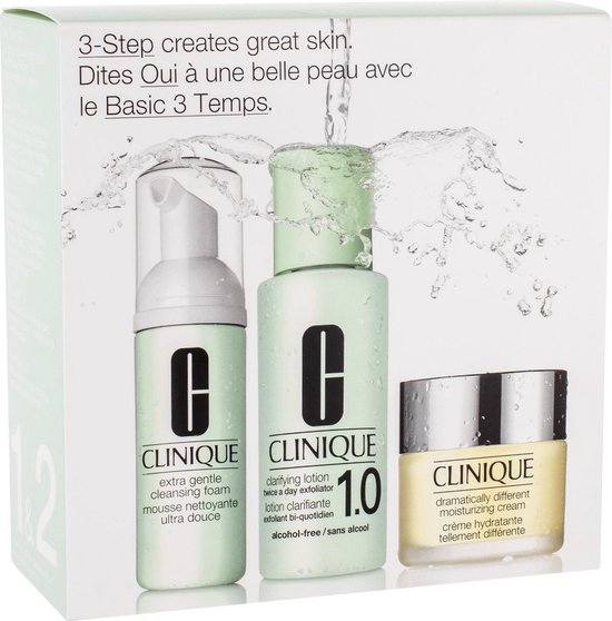 eer Oxide voorraad Clinique Pakket Gezichtsverzorging Stap 1 3-Step Creates Great Skin  (Skintype 1+2) | bol.com