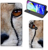 Hoesje Motorola Moto G8 Power Bookcase Cheetah