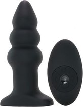 Vibrerende Rimming Buttplug Model I - Rimmers - Zwart - Buttpluggen