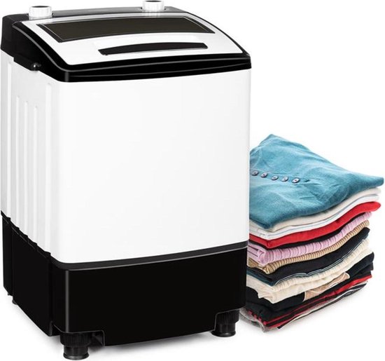Wasmachine: Bubble Boost wasmachine 380W 3,5kg timer 0-10 min. zwart, van het merk Klarstein