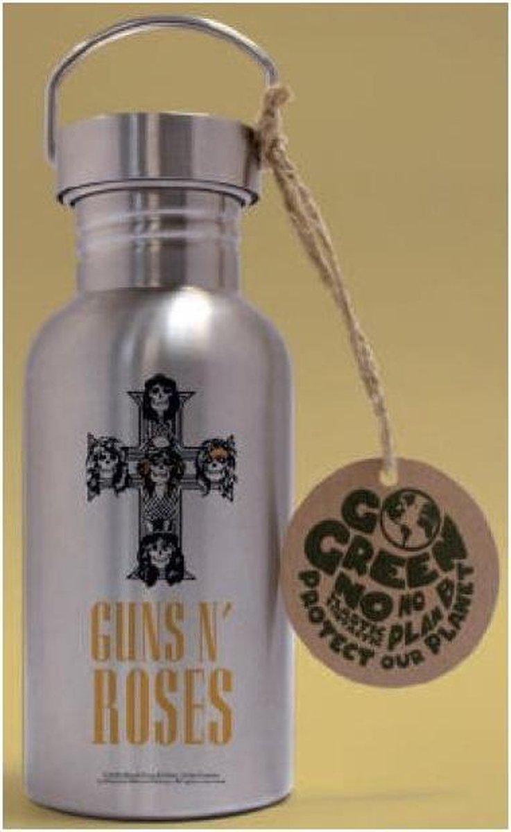 GUNS N ROSES - Logo - Aluminium Drink Bottle 500ml