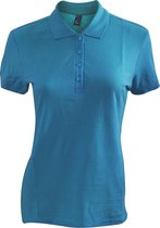 SOLS Dames/dames Passion Pique Poloshirt met korte mouwen (Aqua)