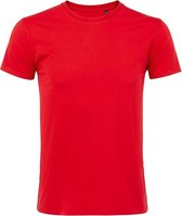 SOLS Heren Imperial Slim Fit T-Shirt met korte mouwen (Rood)
