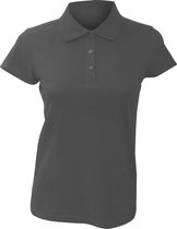 SOLS Dames/dames Prescott Poloshirt met korte mouwen Jersey Polo (Donkergrijs)