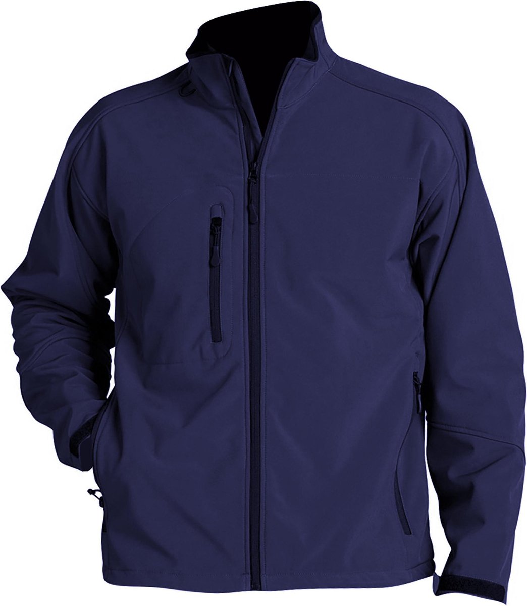 SOLS Heren Relax Soft Shell Jacket Blauw