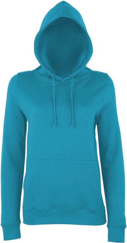 Awdis Gewoon Hoods Vrouwen/dames Girlie College Pullover Hoodie (Saffierblauw)