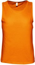 SOLS Heren Justin Mouwloze Tank / Vest Top (Oranje)